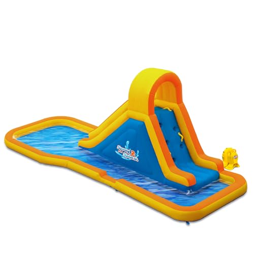 Blast Zone Spray N Splash 2 Inflatable Water Park with Blower
